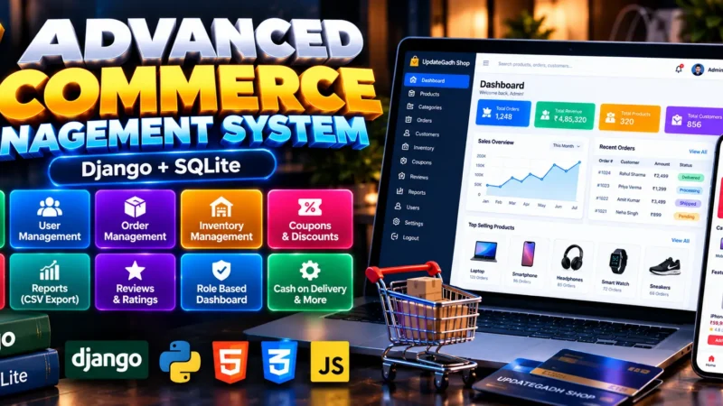 Advanced E-Commerce Management System Using Django