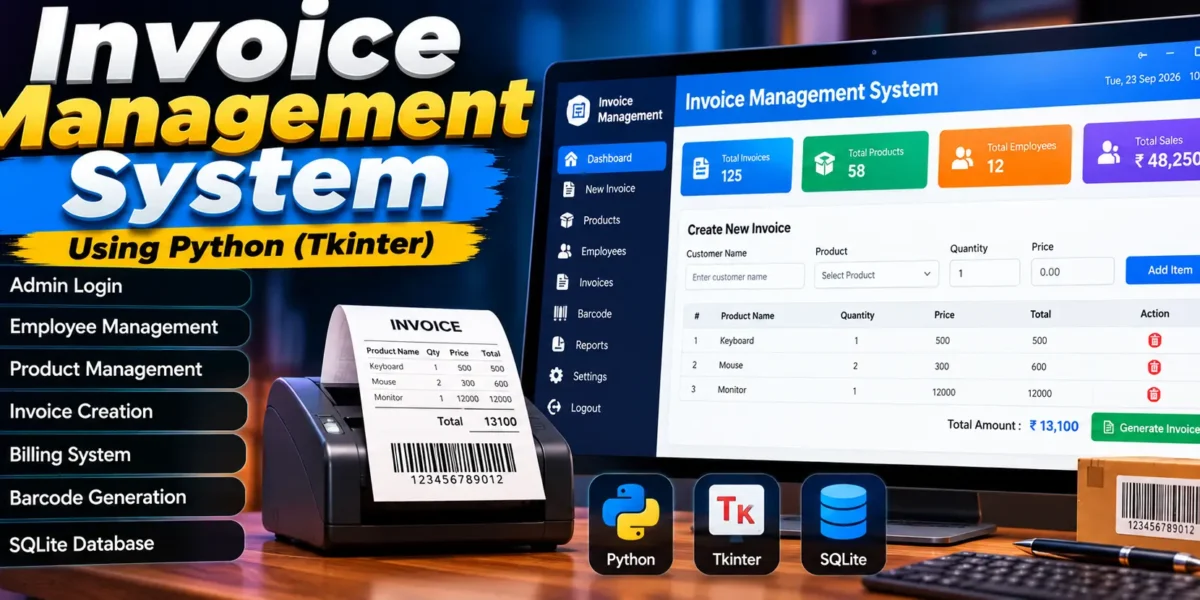 Invoice Management System Using Python and SQLite