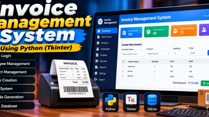 Invoice Management System Using Python and SQLite