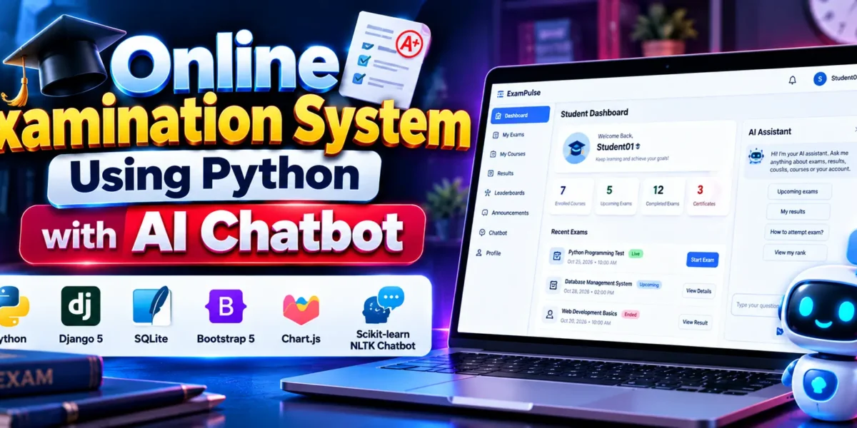 Online Examination System Using Python with AI Chatbot
