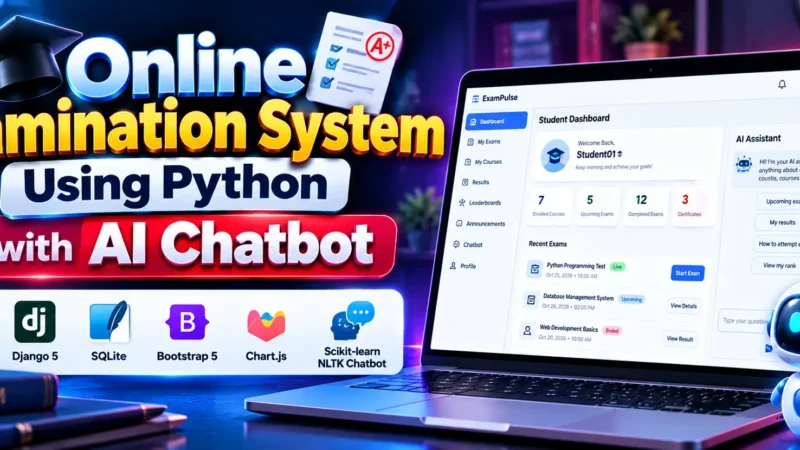 Online Examination System Using Python with AI Chatbot