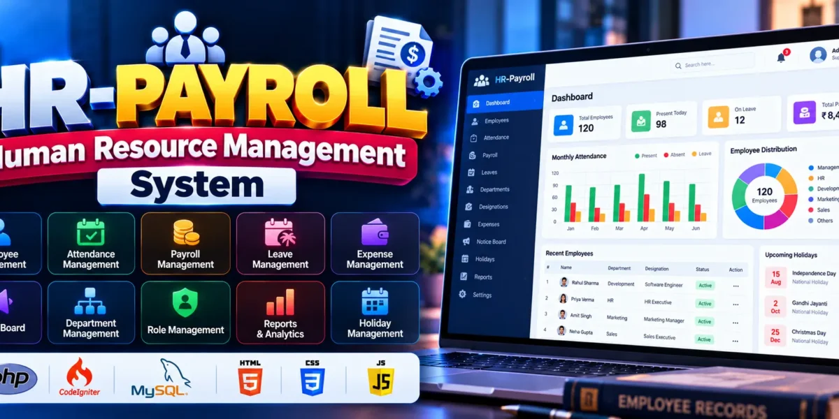 Human Resource Management System Project in PHP