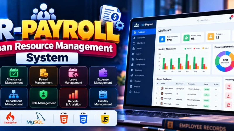 Human Resource Management System Project in PHP