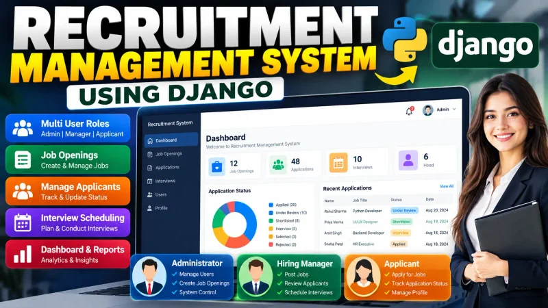 Recruitment Management System Using Django