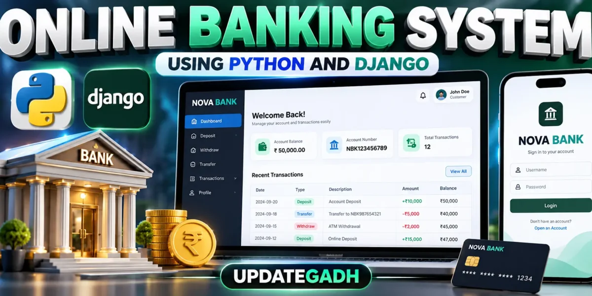 Online Banking System Using Python and Django
