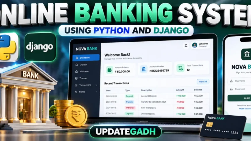 Online Banking System Using Python and Django