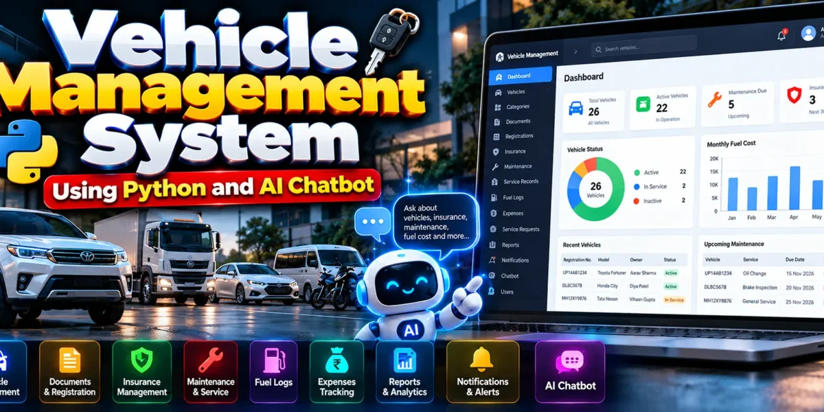 Vehicle Management System Using Python and AI Chatbot