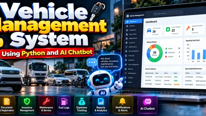 Vehicle Management System Using Python and AI Chatbot
