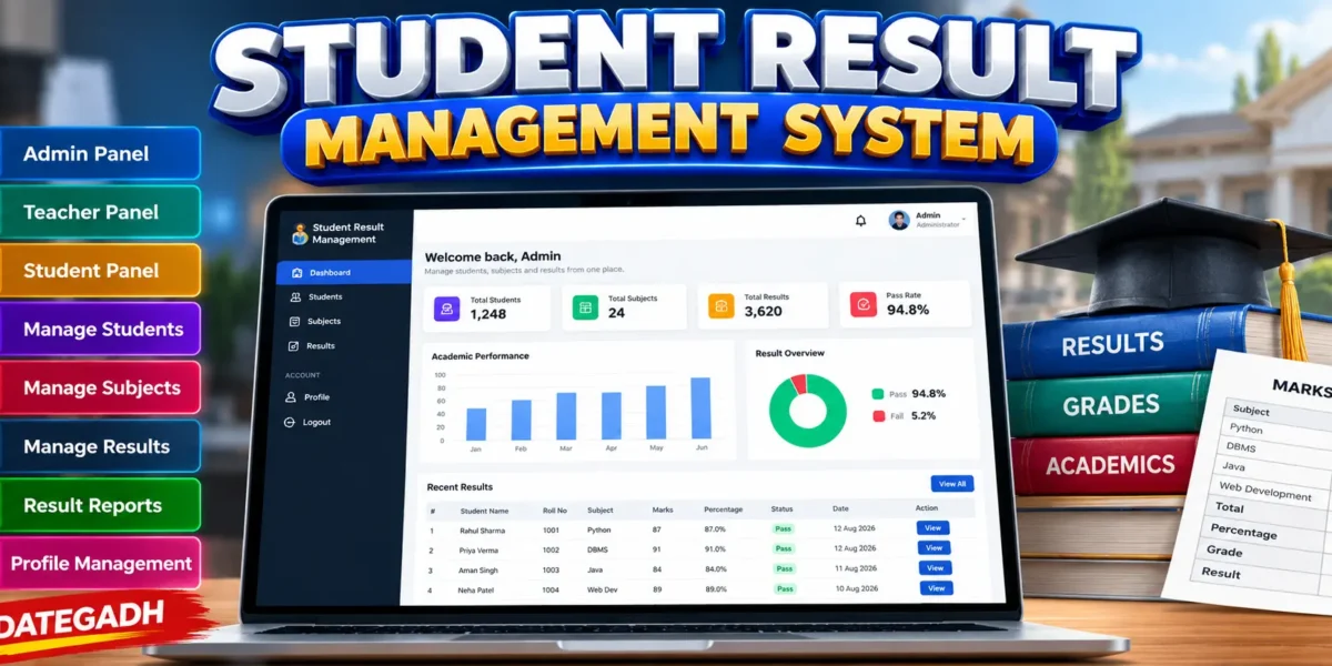 Student Result Management System Using Python and Django