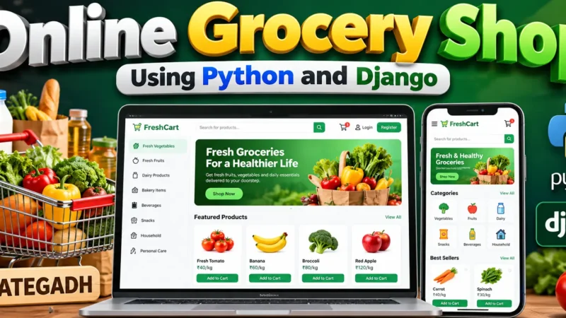 Online Grocery Shop Using Python and Django