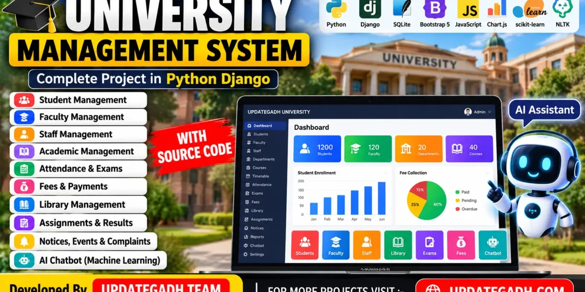 University Management System in Python and AI