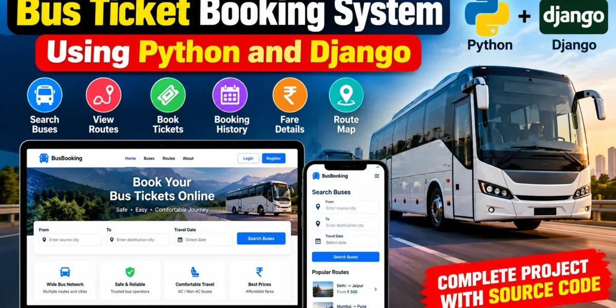 Bus Ticket Booking System Using Python and Django
