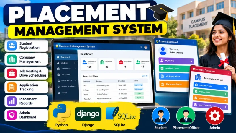 Placement Management System Using Django and SQLite