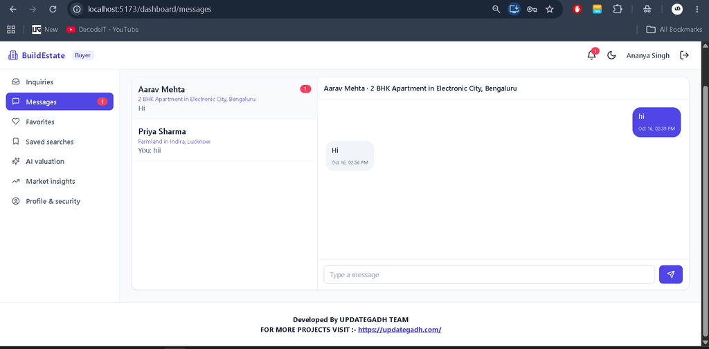 AI-Powered Real Estate Management System Using MERN Stack-14