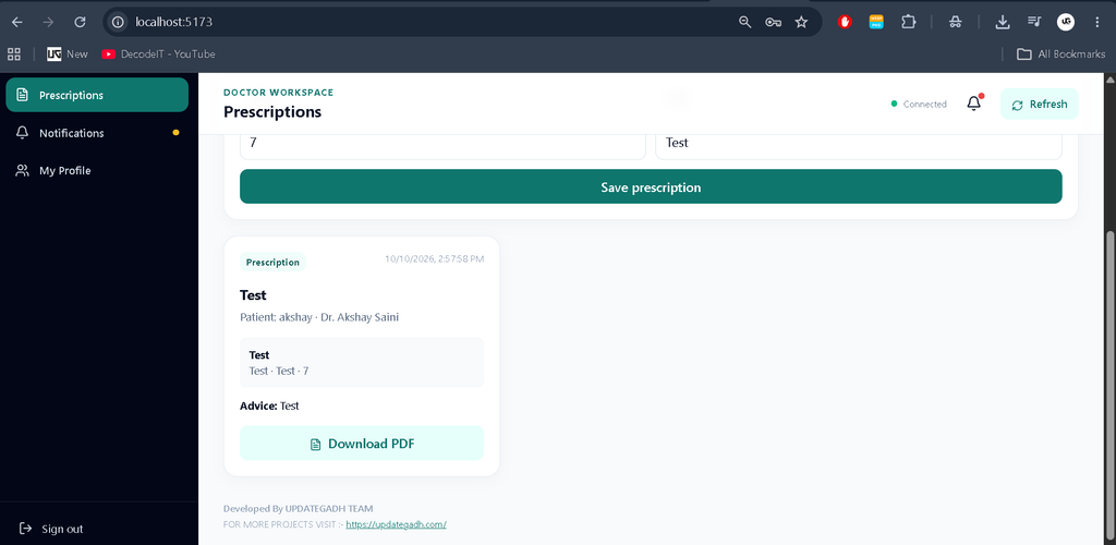 Appointment Management System Using MERN Stack-5