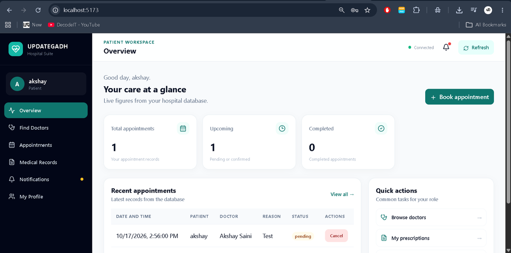 Appointment Management System Using MERN Stack-9
