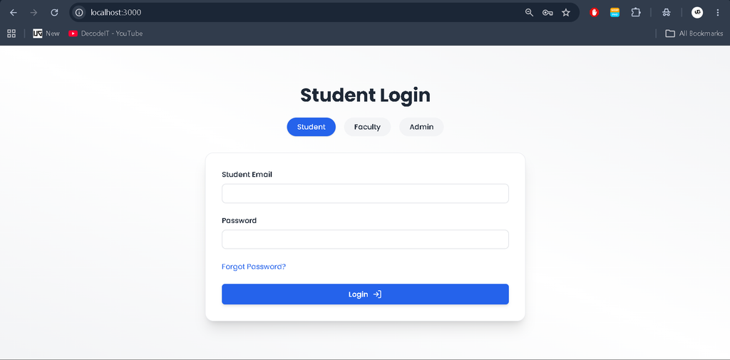 College Management System Using MERN Stack-8