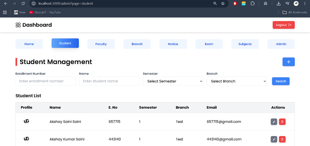 College Management System Using MERN Stack-3