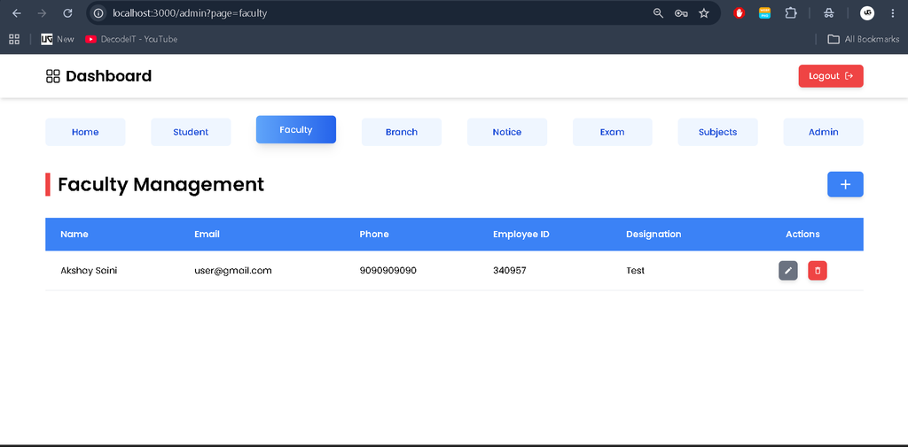 College Management System Using MERN Stack-5