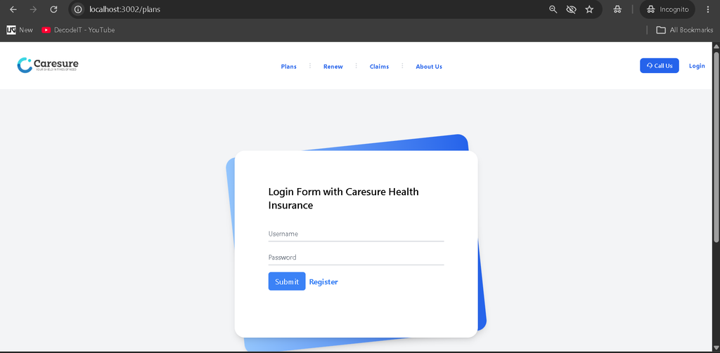 Health Insurance Management System Using MERN Stack