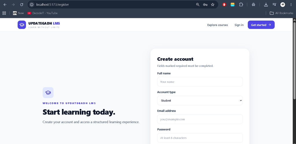 Learning Management System Using MERN Stack-3