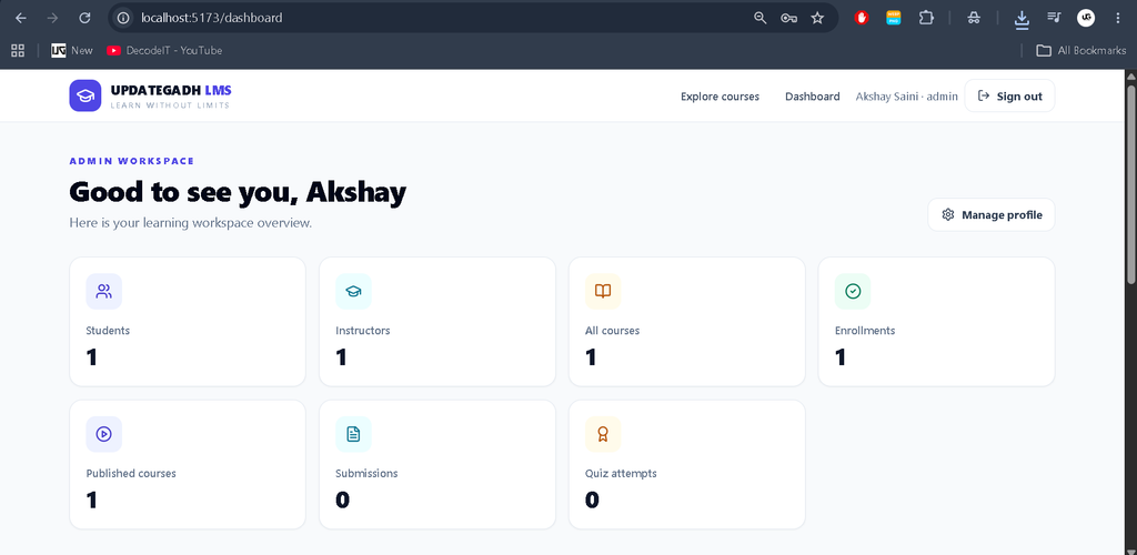 Learning Management System Using MERN Stack-4