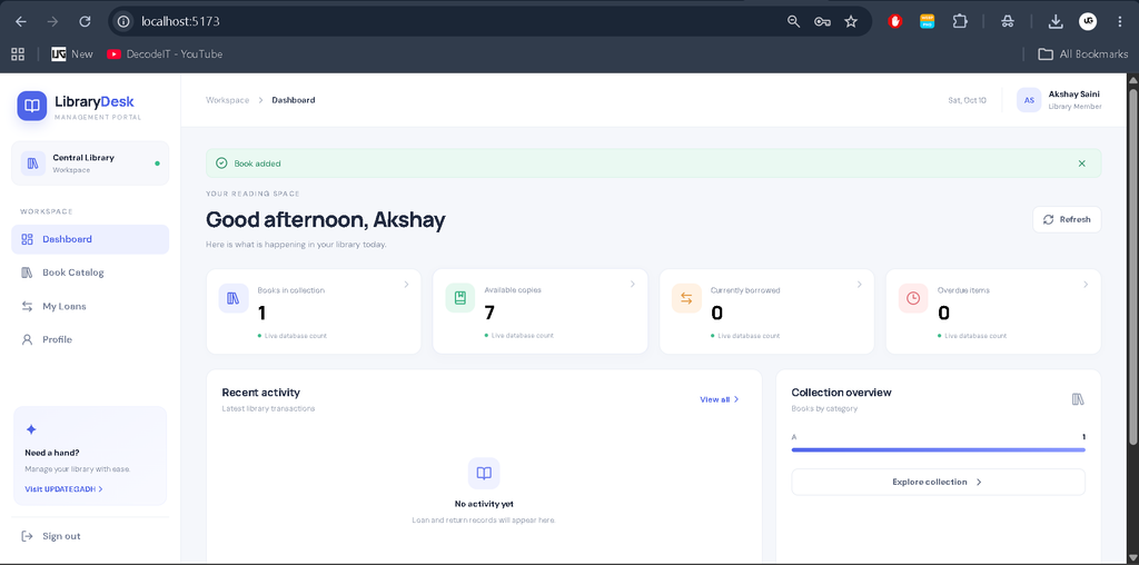 Library Management System Using MERN Stack-6