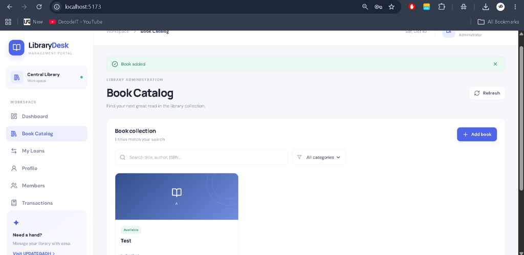 Library Management System Using MERN Stack-4