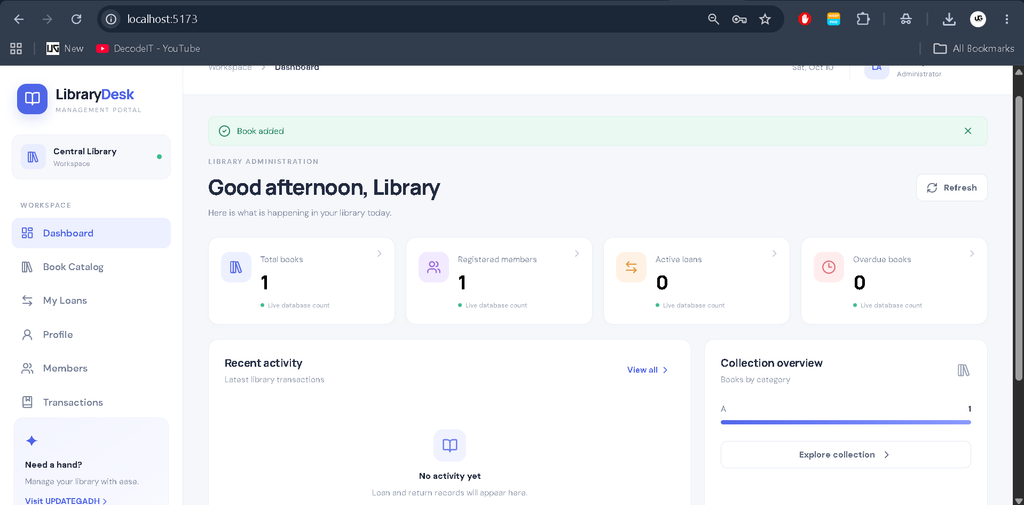 Library Management System Using MERN Stack-3