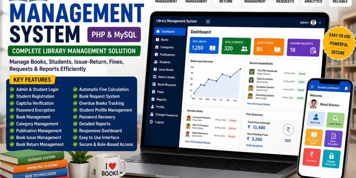 Library Management System Using PHP