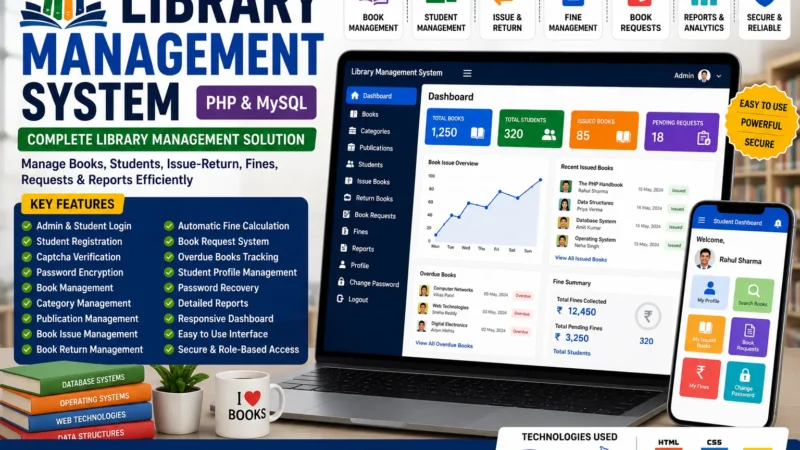 Library Management System Using PHP