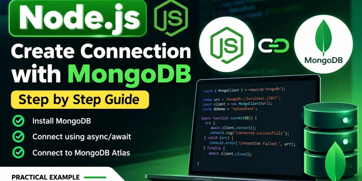 Node.js Create Connection with MongoDB