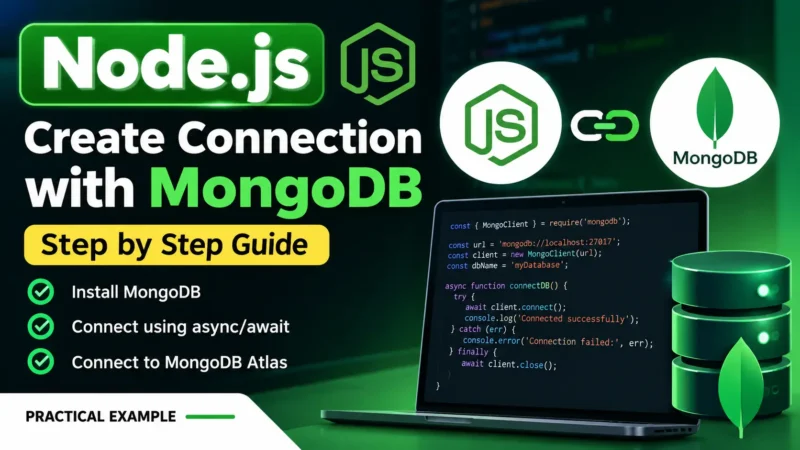 Node.js Create Connection with MongoDB