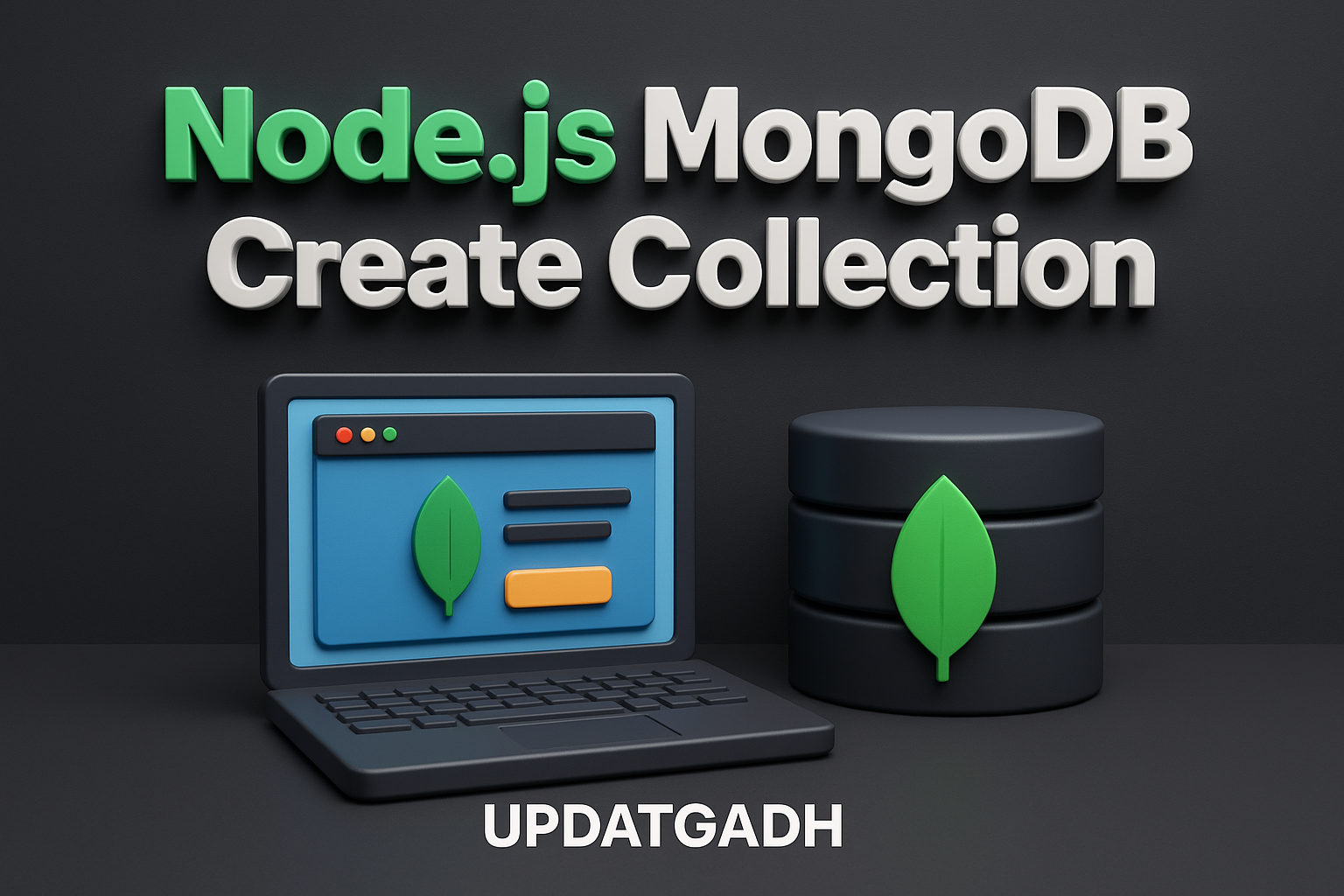 Node.js MongoDB Create Collection