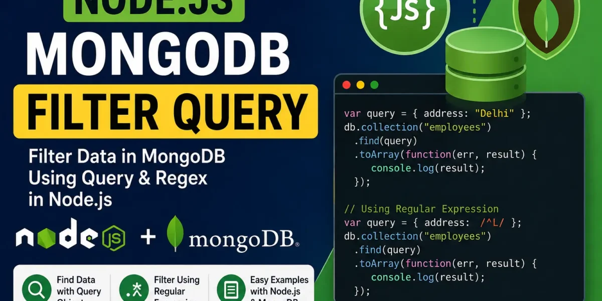 Node.js MongoDB Filter Query