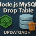 Node.js MySQL Drop Table