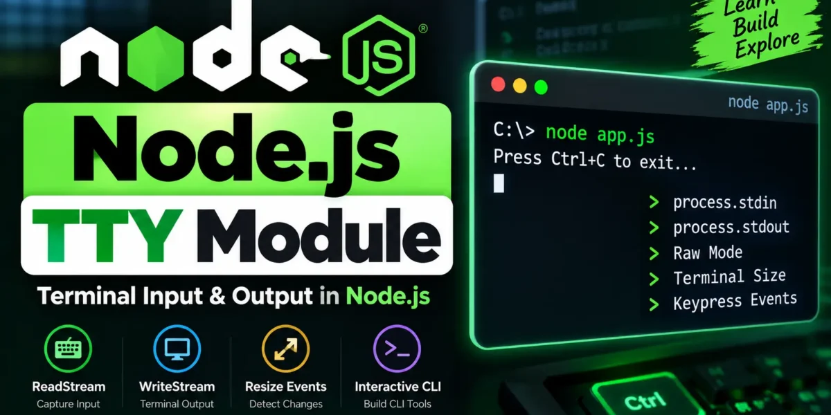 Node.js TTY Module