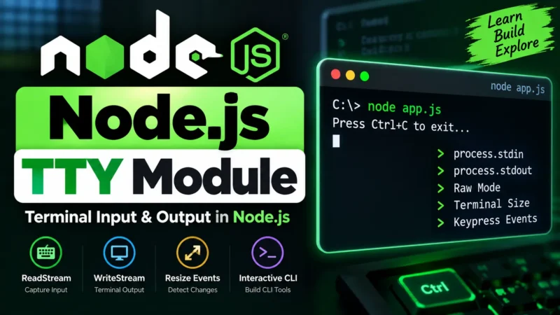 Node.js TTY Module
