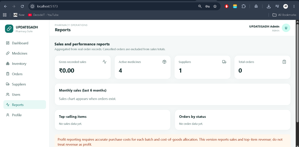 Pharmacy Management System Using MERN Stack- Admin1