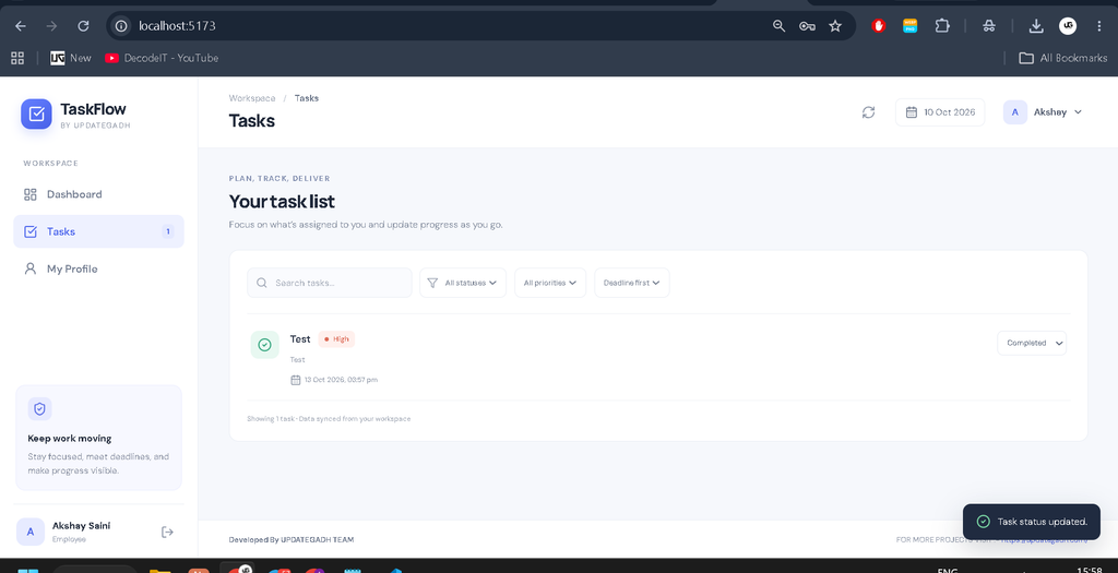 Task Management System Using MERN Stack-7