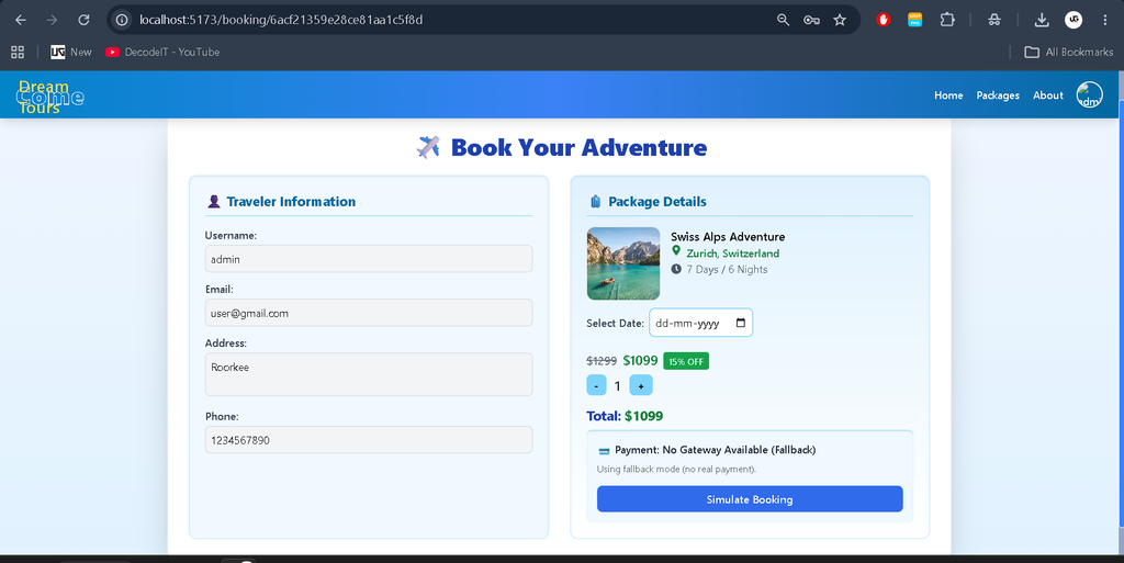 Tourism Management System Using MERN Stack-4