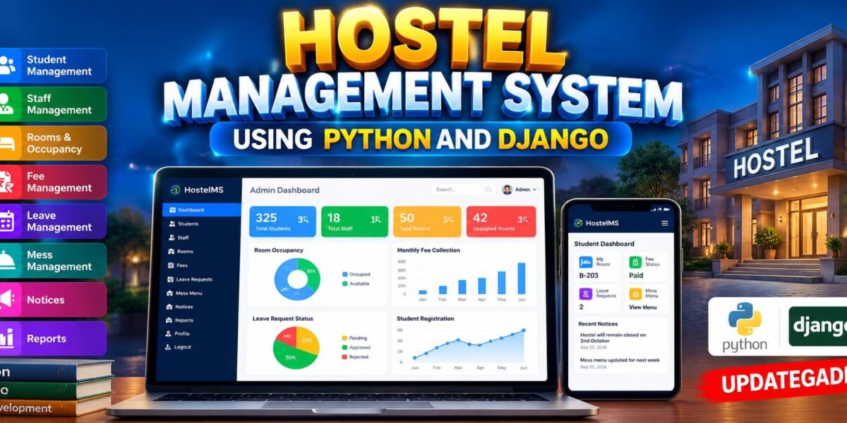 Hostel Management System Using Python and Django