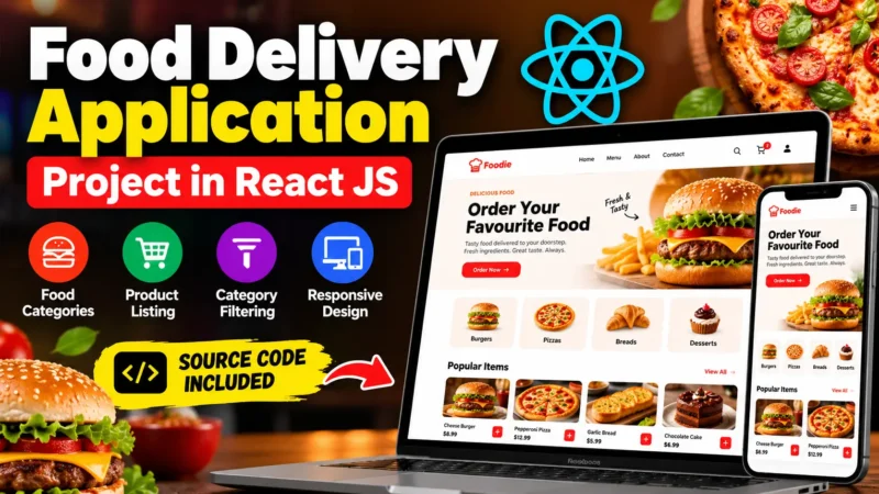 Food Delivery Application in React JS