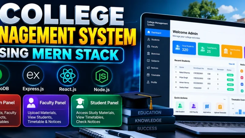 College Management System Using MERN Stack