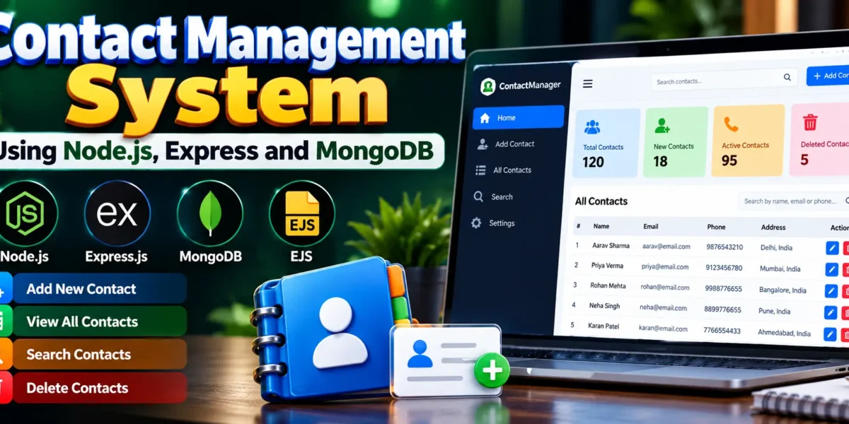 Contact Management System Using Node.js