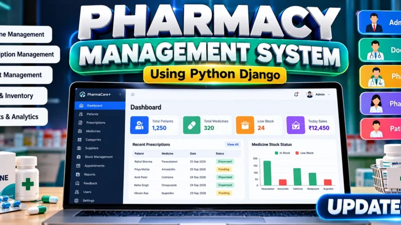 Pharmacy Management System Using Python