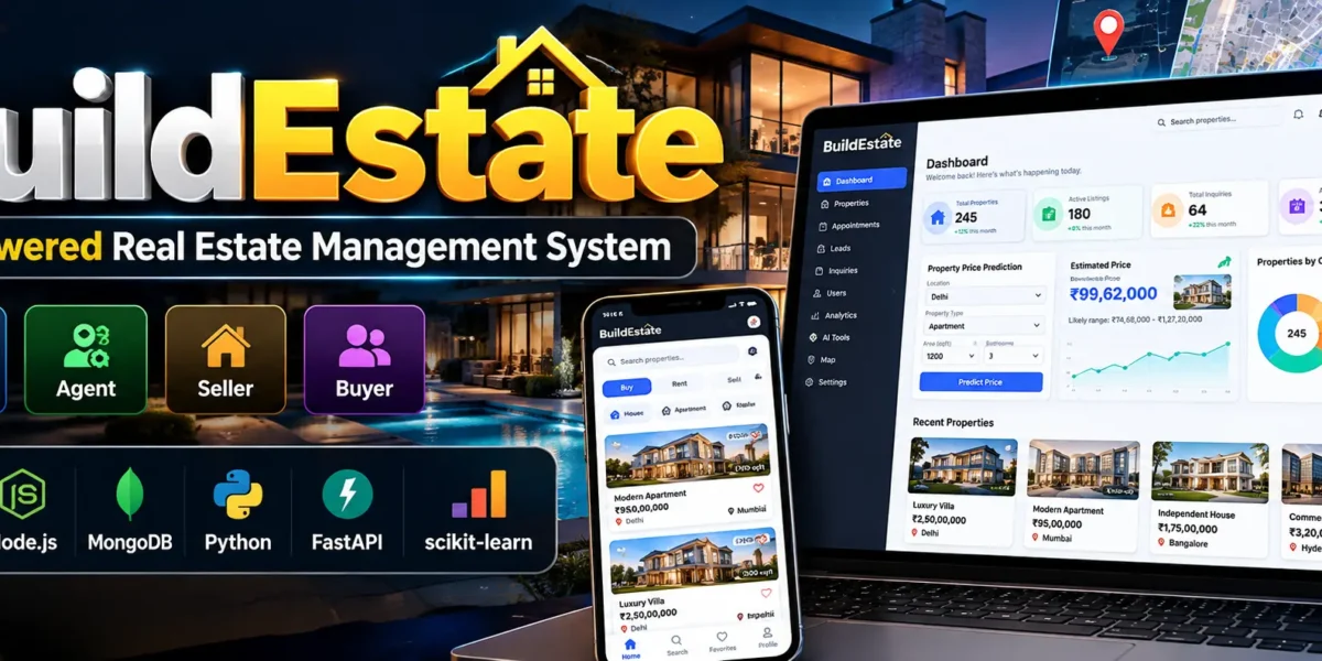 AI-Powered Real Estate Management System Using MERN Stack and Python ML