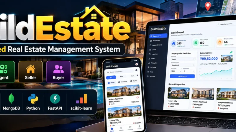AI-Powered Real Estate Management System Using MERN Stack and Python ML