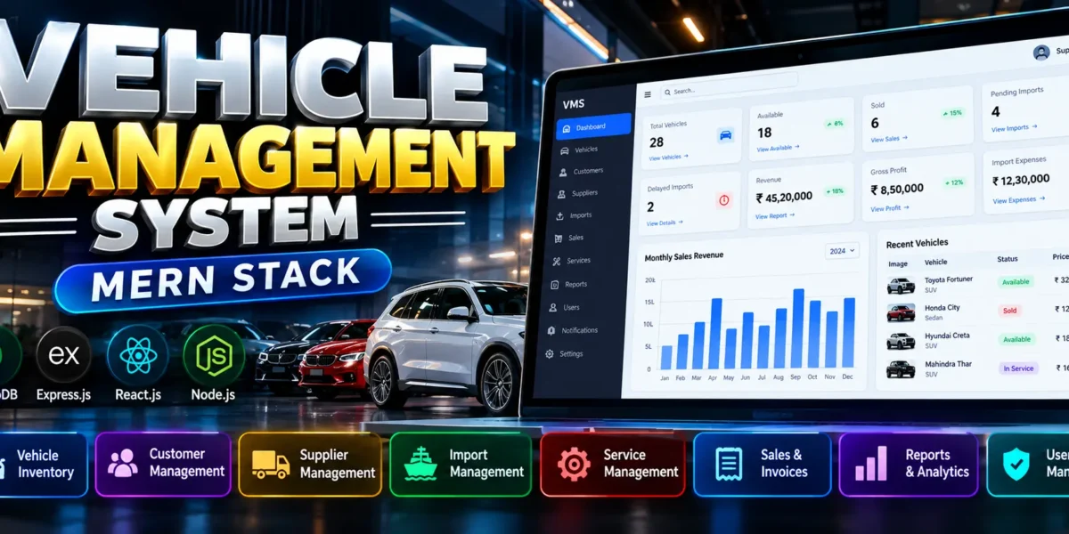Vehicle Management System Using MERN Stack