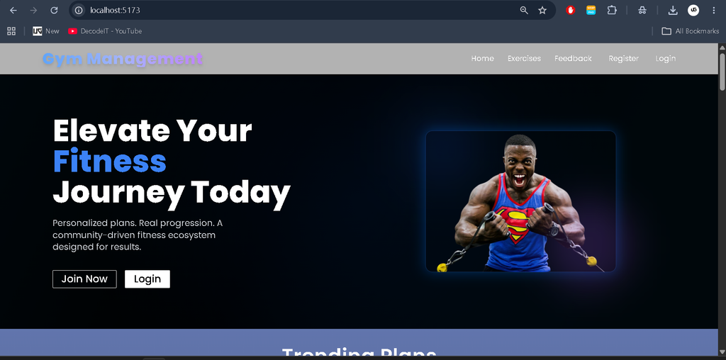 GYM Management System in MERN Stack-